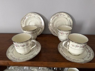 (4) Noritake Shenandoah Cup and Saucers 6 available  NWOT