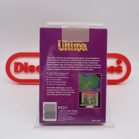NES Nintendo Game ULTIMA: EXODUS - NEW & Factory Sealed with Authentic H-Seam!