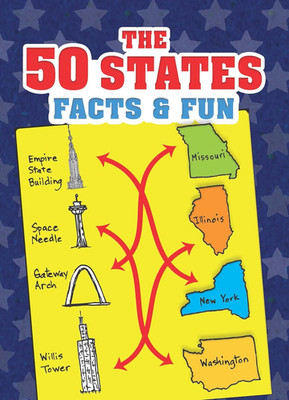 50 States Activity Workbook for Kids Crossword Puzzles & Word Searches Ages 6-10