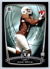 2014 Bowman 19 Mike Davis Rookies Black   Oakland Raiders Football Card