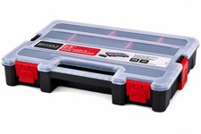 Small Parts Organizer Box Stackable Hardware Storage Case with 20 Compartme...