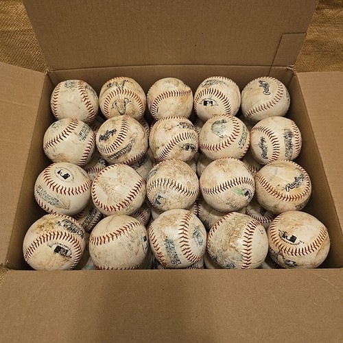 40 Used Rawlings OLB3 Official League Recreational Use Baseballs Practice 