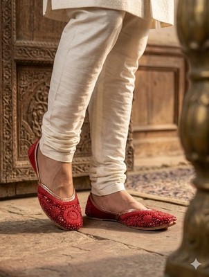 Casual Shoes Punjabi Jutties Indian Women Ballet Flat Slip Ons US  8/9.5