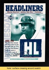 2004 Upper Deck Headliners Jerseys Manny Ramirez #HL-MR READ 1m2