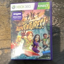 Microsoft Kinect Adventures! Xbox 360 Family Kids Action E NTSC-U/C Manual Incl