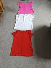 Set Of Three Ladies Tops In Size Medium.