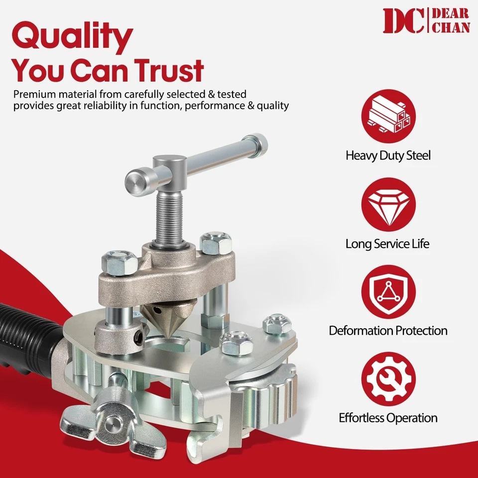 945TH-BPD 45° Manual Rotary Flaring Tool for Soft Metal Tubing Used With Copper - Photo 4/4