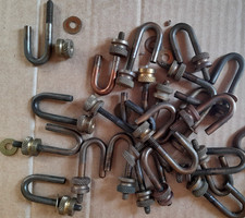 Original Ladderax ~ "Anti Tip"~ Hook Clamps For Metal Ladders  * Free Postage *