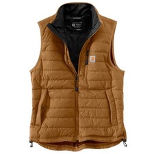 Carhartt Men's Gilliam Vest XXL Brown Insulated Lightweight Rain Defender 102286