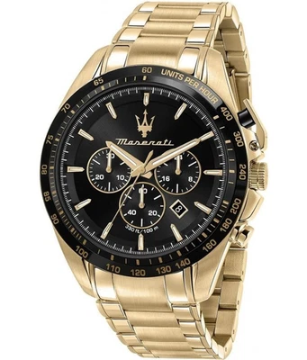 Maserati Traguardo R8873612041 chronograph 45mm Herrenuhr Gold - Bild 1 von 4