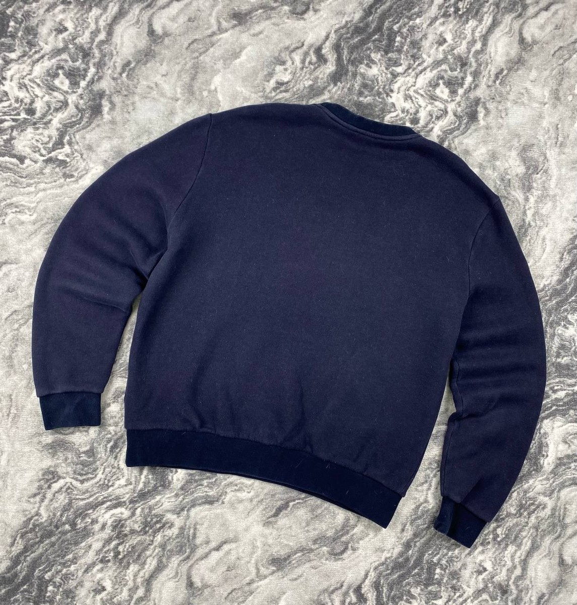 Moncler Maglia Girocollo Sweatshirt Big Logo Men Size XL Blue | eBay