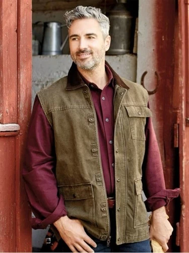 The Vermont Country Store Original Barn Vest Fleece Lined XXL Workwear image 2