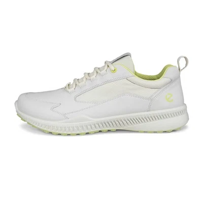 ECCO Mens Golf S- Hybrid Spikeless Golf Shoes 15115401007 - White - New