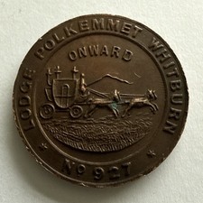 Scotland Masonic Token - Lodge Polkemmet Whitburn No.927 - Scottish Penny Coin