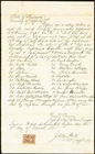 KY JEFFERSON County Kentucky 5th Indiana Cavalry Captured July 31, 1864 Notary