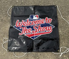 Welcome To The Show Game Used Banner Globe Life Park Texas Rangers