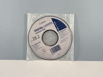 Canon Digital Camera Solution Disk Version 28.2 for Macinstosh and Windows