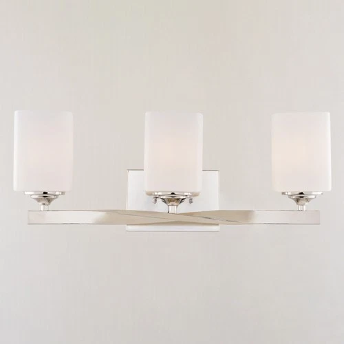 Vaxcel Lighting W0496 Robey 3 Light 23"W Vanity Light - Nickel - Picture 2 of 6