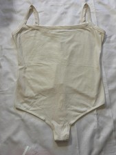 Skims NWT Essential Cami Bodysuit Cream Size XL