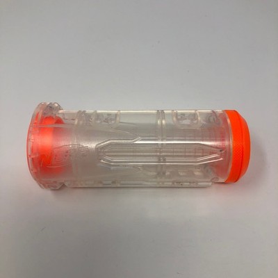 Nerf Ghost Ops Evader Clear Silencer Barrel Accessory Soft Dart Gun Modulus 7''