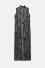🔥 ZARA® RARE Limited Edition Runway Sequin Metallic Dress - S