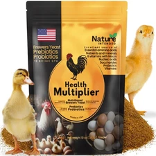 Brewers Yeast + Probiotics + Niacin + Vitamins Supplement for Ducks, Chickens...