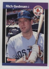 1989 Donruss Rich Gedman (*Denotes on Back) #162 0c4