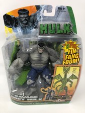 Hasbro Marvel Legends Savage Grey Hulk Action Figure with Fin Fang Foom Build a