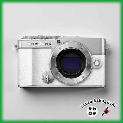 Olympus PEN E-P7 Spiegellose Kamera nur Gehäuse Weiß 20MP 5-Achsen IBIS 4K