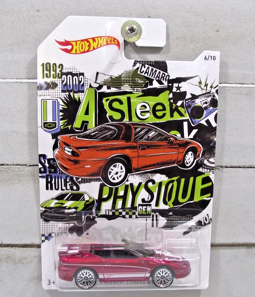 2018 Hot Wheels 95 Chevy Camaro Convertible #6 50th Anniversary