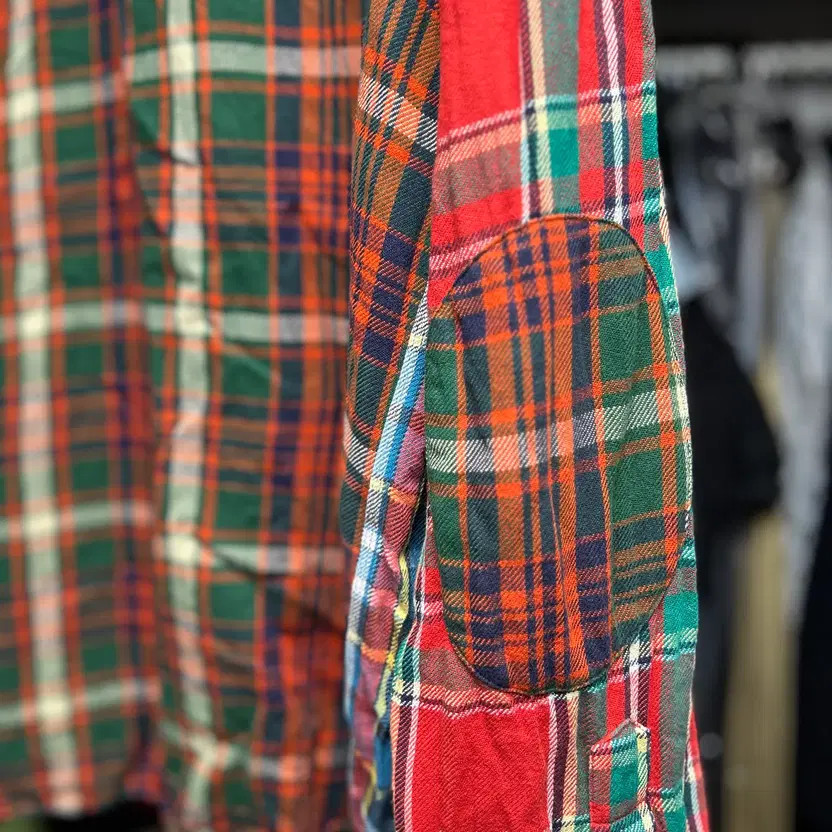 Ralph Lauren Patchwork Flannel Crazy Pattern Shir… - image 2