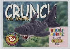 1999 Ty Beanie Babies Series 2 Crunch the Shark #163 05v0