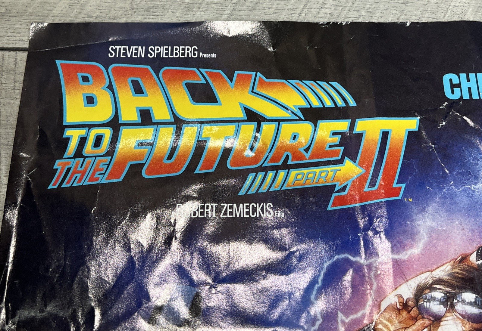Back To The Future Part II Original 13.5”x 21”Promo Movie Theatre ...