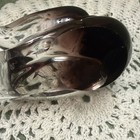 Murano Style Handblown Glass Pigeon Dove Bird Figurine Purple Clear Paperweight — photo 9
