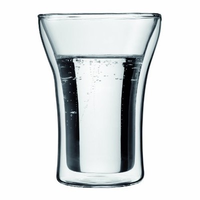 Bodum Assam Double Wall Glasses, 8-Ounce, Set of 2