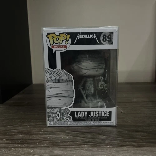 Funko Pop Rocks Metallica Lady Justice #89 Vinyl Figure with Protector