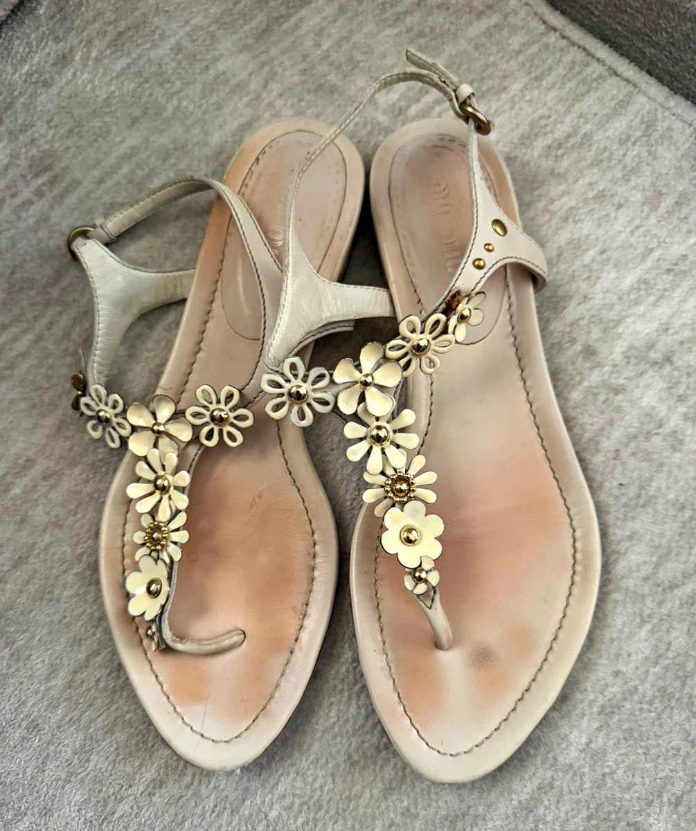 Miu Miu Floral Sandals for Women for sale | eBay