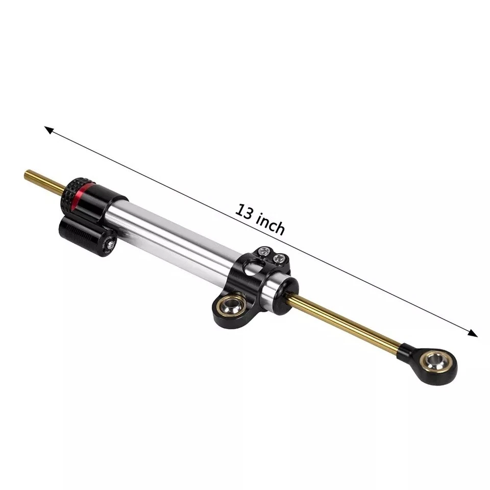 Amortiguador estabilizador de dirección de motor de 13" de largo para BMW F650GS / F800GT / F800S Foto 2 de 4