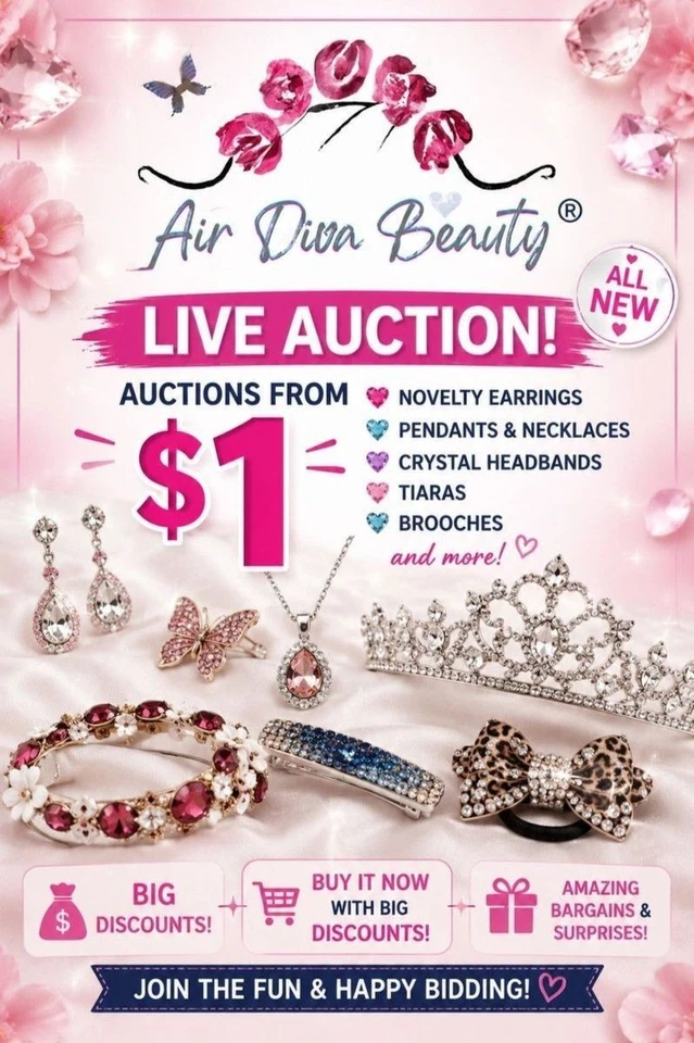 🔥 $1 STARTS ✨ ALL NEW Fashion Accessories 💎 BIG DISCOUNTS! 🎀 Debut Deals