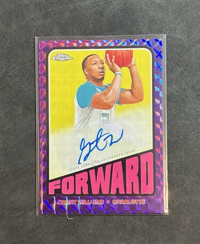 Grant Williams [Refractor] #TA-GW 2023 Topps Chrome 1972 Autograph card