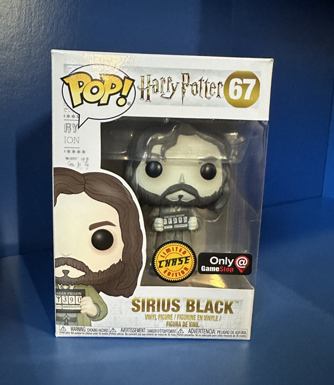 Funko Pop! Harry Potter: Sirius Black #67 Edición Chase/Exclusivo De Gamestop