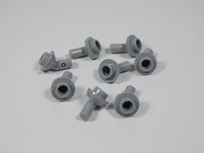 LEGO Lot of 8 Light Bluish Gray Posing Stands M7