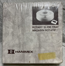 Projector Rotary Slide Tray HANIMEX No Spill Carousel Holds 100 2X2 Vintage NIB