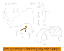 GM OEM 09-17 Traverse Fender Fender Components-Front Brace 20963867