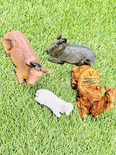 Christmas Nativity Scene Set Animals COW, DOMKEY  LAMB And CAMEL 4pcs Set