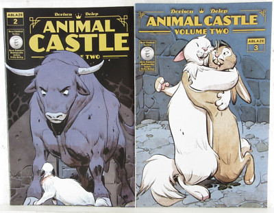 ANIMAL CASTLE #2-3 * Ablaze Comics Lot * 2023 Volume 2