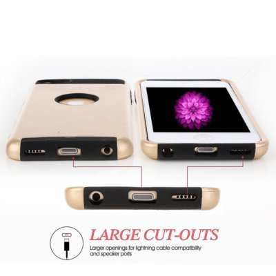 Hybrid Hard & Soft Case For IPod Touch 6th/5th Gen - Impact Armor Cover, Multi-Color