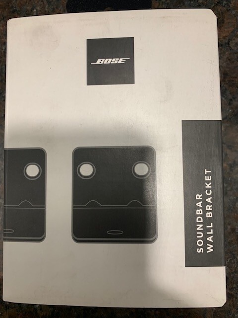 Bose Soundbar Wall Bracket kit Black-image