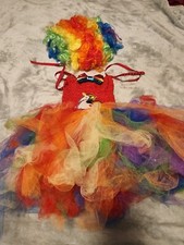 My Little Pony Costume Rainbow Tutu Dress/Wig Child -6x-7 Dress Play