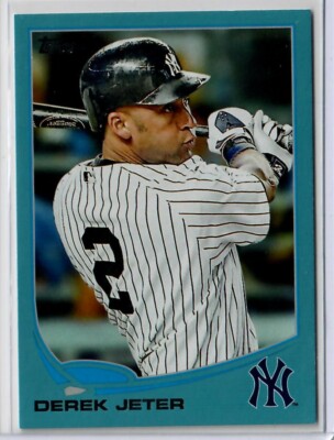 2013 Topps Wal-Mart Blue Border #2 Derek Jeter - Yankees
